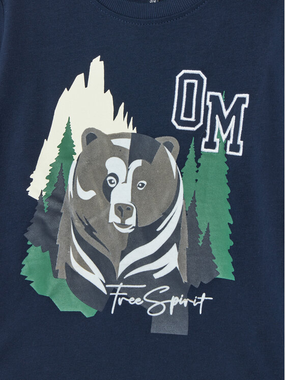 Original Marines Original Marines Блузка DEA2613B Cиній Regular Fit
