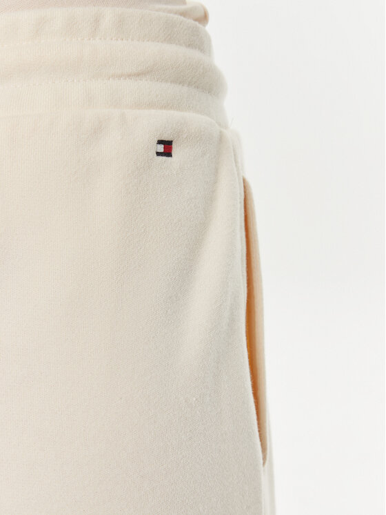 Tommy Hilfiger Tommy Hilfiger Spodnie dresowe Monotype WW0WW41572 Beżowy Regular Fit