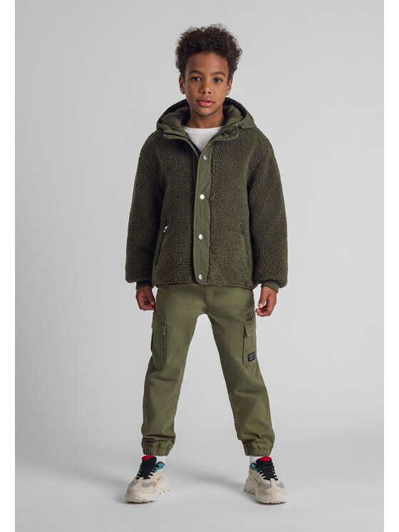 minoti minoti Spodnie cargo 27PANT1 Khaki Relaxed Fit