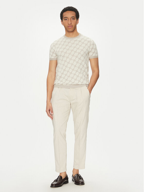 JOOP! JOOP! Πουλόβερ 17 JK-17Ravao 30045832 Μπεζ Modern Fit