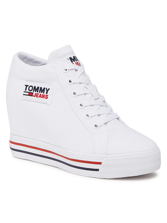 sneakersy tommy jeans cool sneaker en0en01363 white ybr