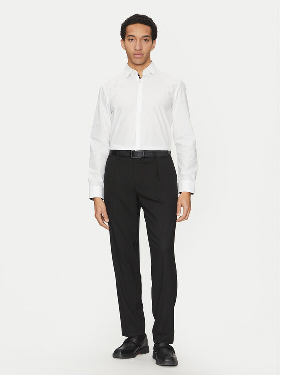HUGO HUGO Košeľa Koey 50534044 Biela Slim Fit