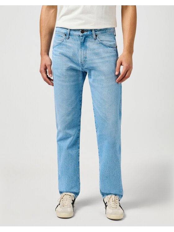 Wrangler Wrangler Jeansy FRONTIER Niebieski Straight Fit