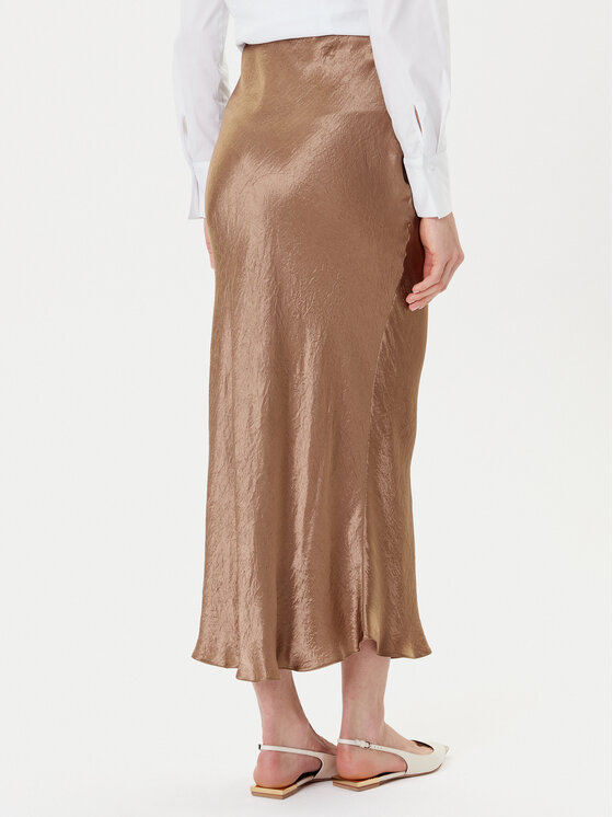 Marella Marella Gonna midi Pomez 2525106041 Marrone Regular Fit