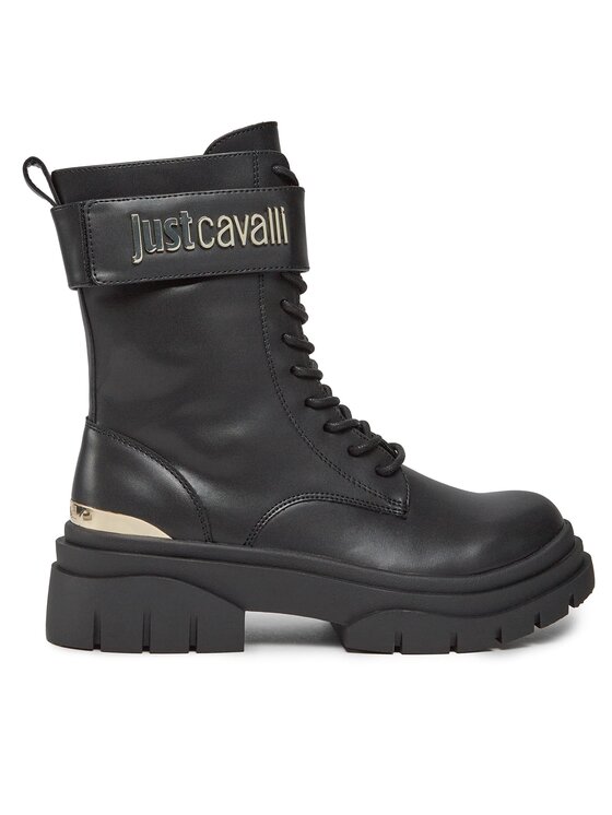 Just Cavalli Just Cavalli Polokozačky 75RA3S80 ZS984 Černá
