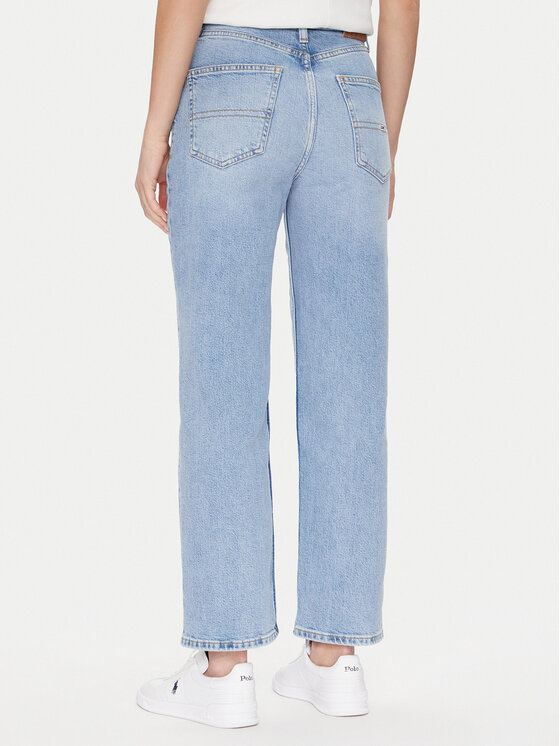 Tommy Jeans Tommy Jeans Traperice Layla Hr Slim Str Bi0112 Co DW0DW20643 Plava Regular Fit