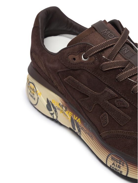 Premiata Premiata Sneakersy Moerun Var 8636 Brązowy ciemny