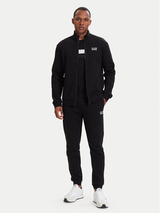 EA7 Emporio Armani EA7 Emporio Armani Mikina 8NPM36 PJVTZ 1200 Černá Regular Fit