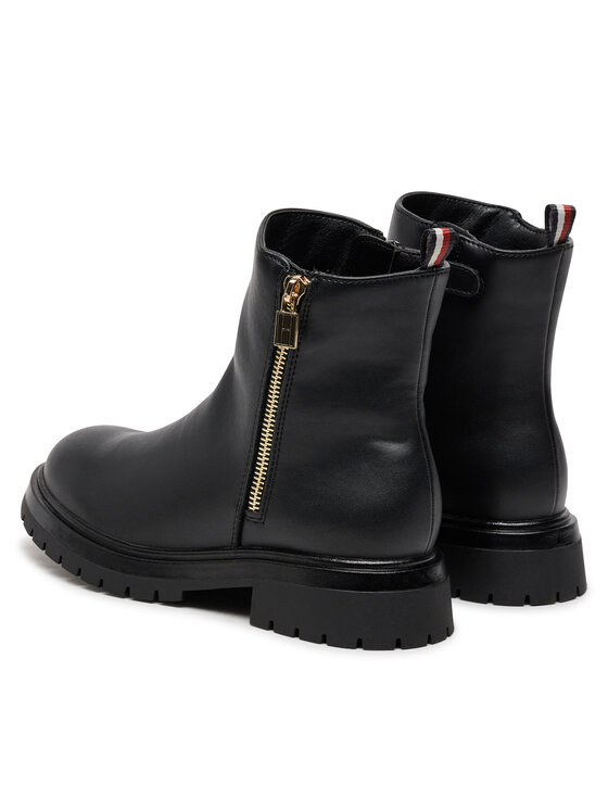 Tommy Hilfiger Tommy Hilfiger Μποτάκια Chelsea Boot T3A5-33566-1351 S Μαύρο