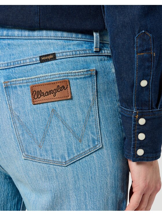Wrangler Wrangler Jeansy 112356417 Niebieski Regular Fit
