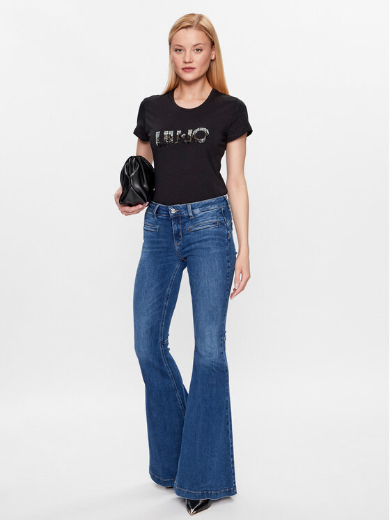Liu Jo Liu Jo T-särk WF3085 J6308 Must Regular Fit