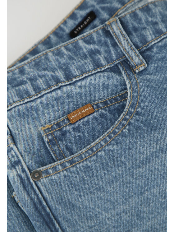 Volcano Volcano Jeansy D-JACOB Niebieski Slim Fit