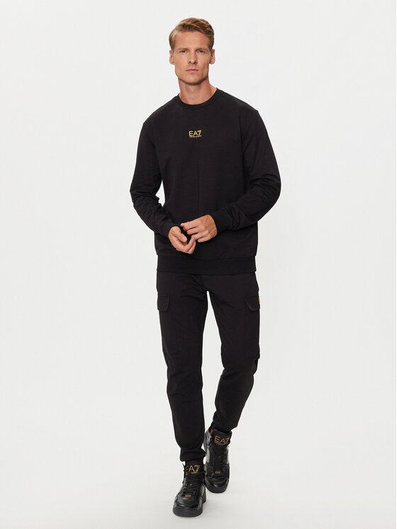 EA7 Emporio Armani EA7 Emporio Armani Pulóver 8NPM30 PJVRZ 0208 Fekete Regular Fit