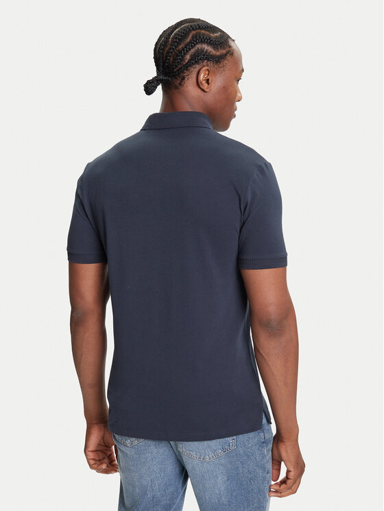 HUGO Hugo Polo majica Dereso222 50466202 Mornarsko modra Slim Fit