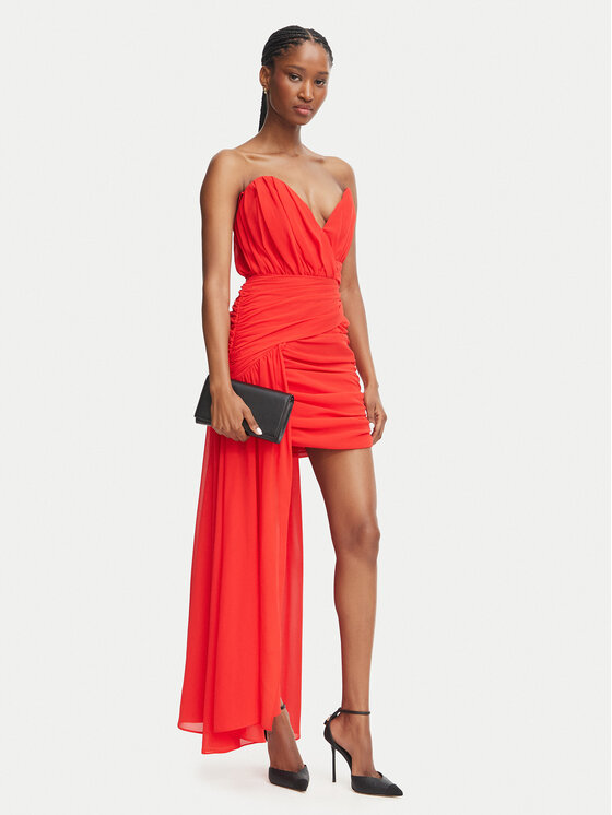 Bardot Bardot Коктейльна сукня Remalia 60555DB Червоний Slim Fit