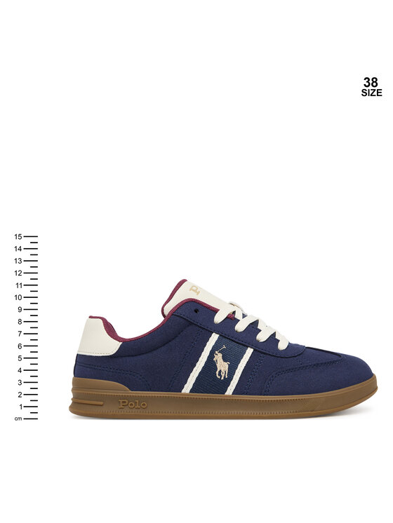 Polo Ralph Lauren Polo Ralph Lauren Sneakersy Heritage Court III T-Toe RL03353411 Granatowy