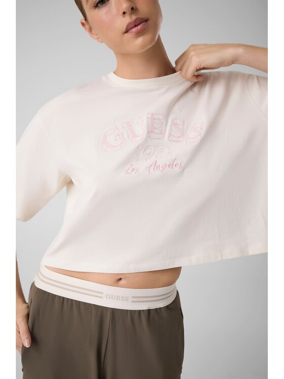 Guess Guess T-Shirt 184911 Bílá Classic Fit