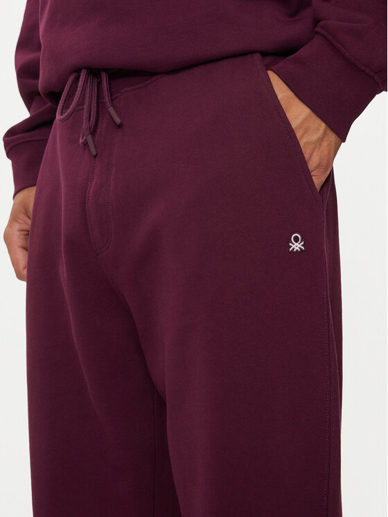 United Colors Of Benetton United Colors Of Benetton Donji dio trenerke 342ZUF01B Ljubičasta Regular Fit