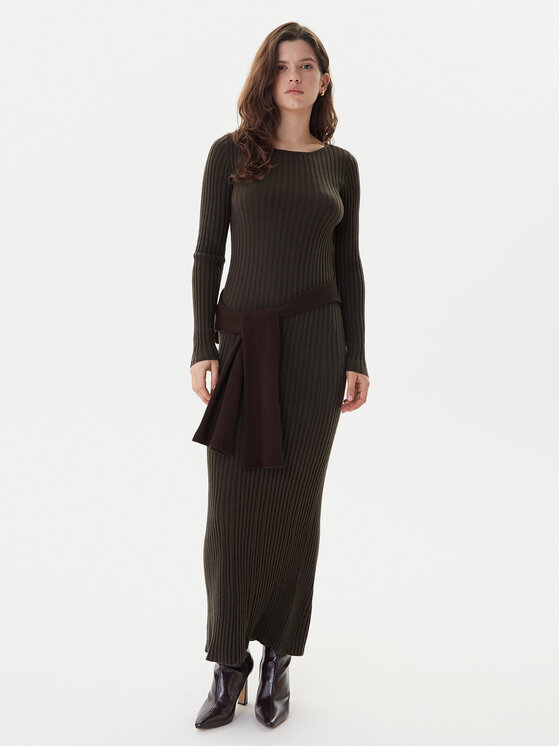 ONLY ONLY Trikotāžas kleita Asta 15373788 Brūns Regular Fit