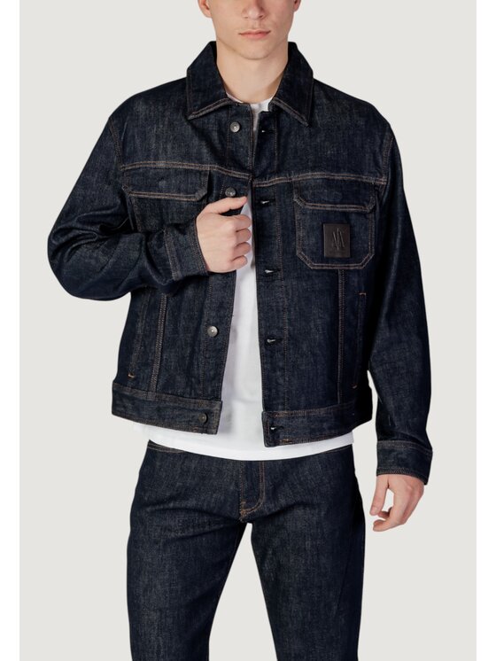 Armani Exchange Armani Exchange Giacca di pelle XM000343 AF12284 Blu To Fit