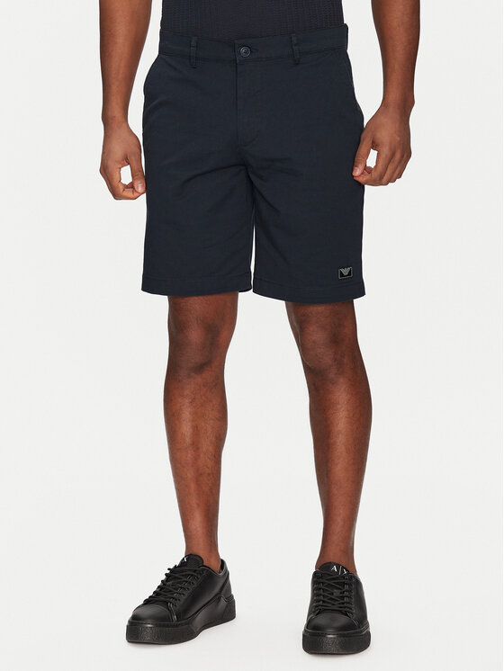 Emporio Armani Underwear Emporio Armani Underwear Šortky z materiálu EM000591 AF12336 UB102 Tmavomodrá Regular Fit