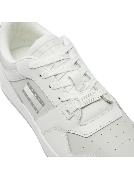 Tommy Jeans Tommy Jeans Сникърси Tjw Retro Basket Tonal Logo EN0EN02571 Сив