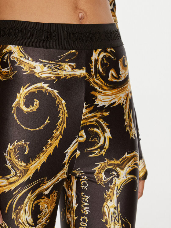 Versace Jeans Couture Versace Jeans Couture Leggings 77HAC101 JS360 Nero Slim Fit