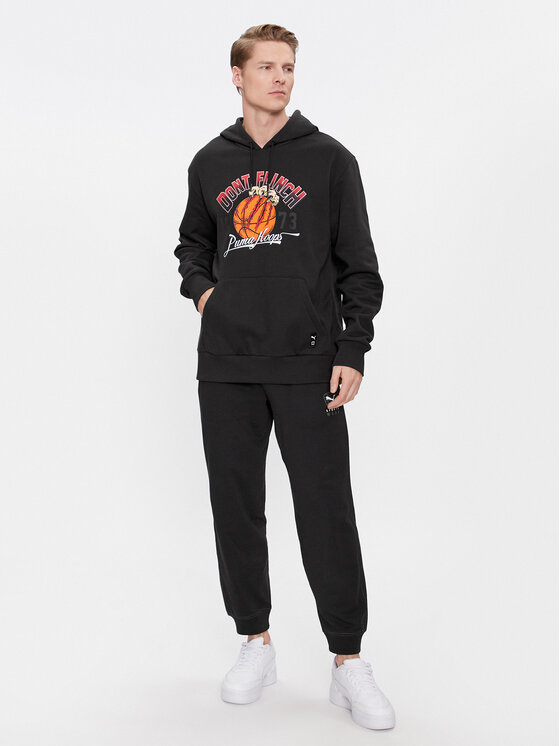 Puma Puma Mikina Graphic Booster 624812 Černá Regular Fit