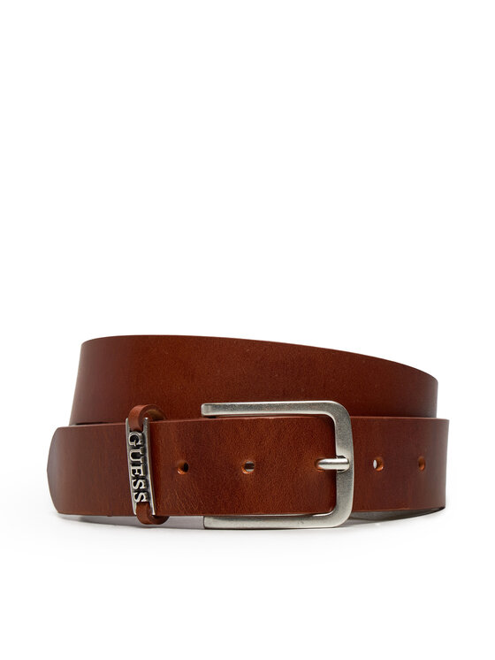 Guess Vīriešu josta Detailed Loop Belt M4BZ29 L0VE0 Brūns