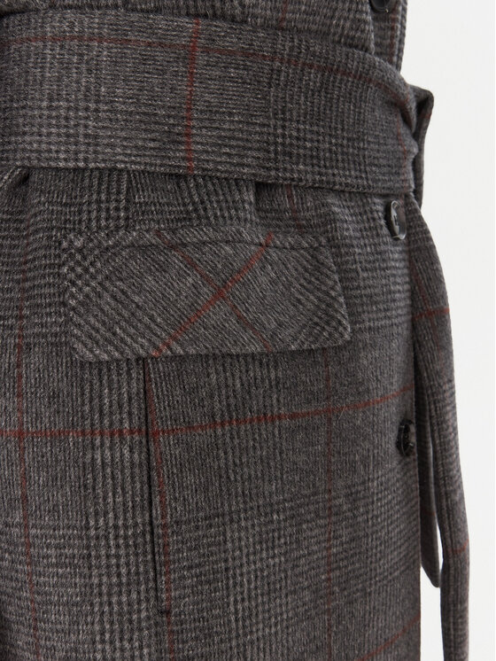 Marella Marella Płaszcz wełniany Giostro 2523016162 Szary Regular Fit