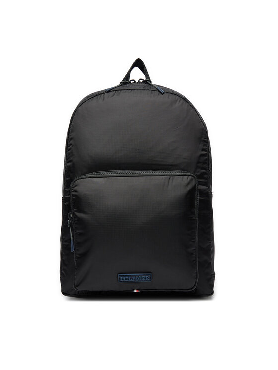 Rucsac Tommy Hilfiger Monotype Dome Backpack AM0AM12678 Negru