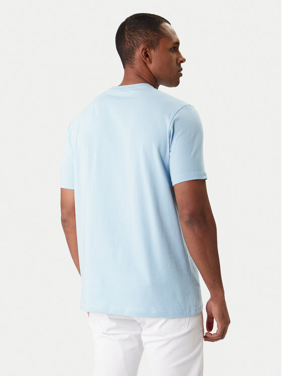 KARL LAGERFELD KARL LAGERFELD Tricou 755780 561235 Albastru celest Regular Fit