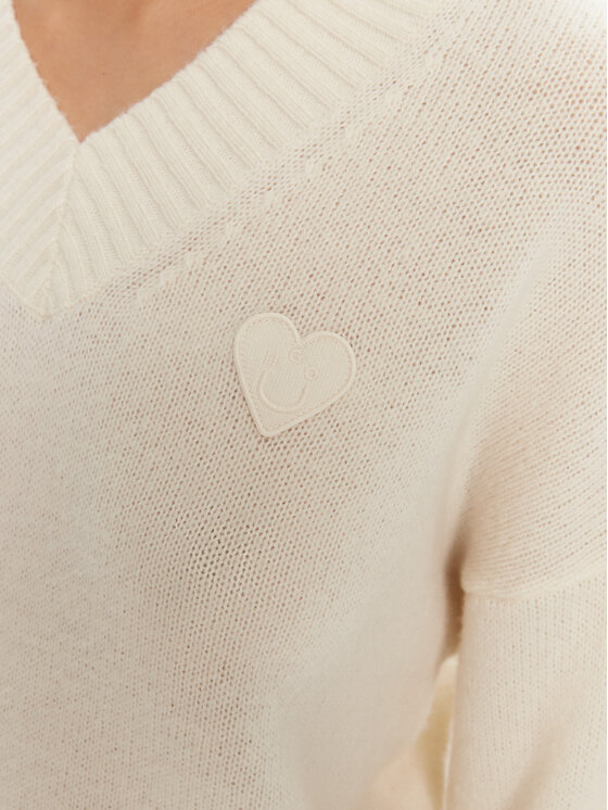 HUGO HUGO Pullover Scutie_B 50543059 Écru Regular Fit