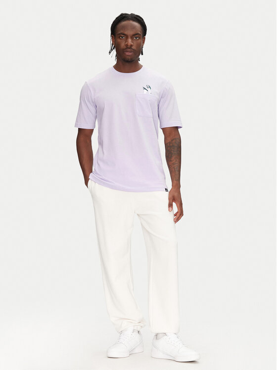 adidas adidas T-shirt Lounge Slides Graphic Pocket JM0375 Viola Regular Fit
