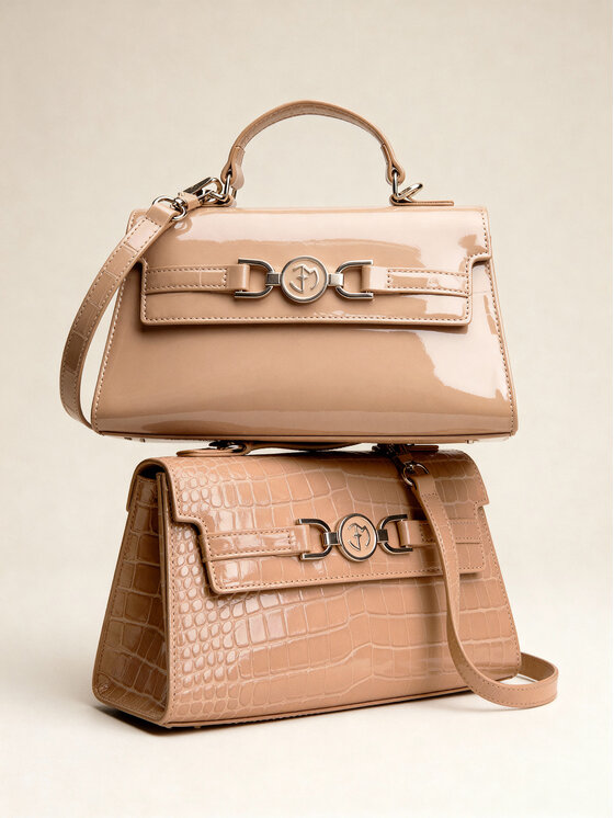 Eva Minge Eva Minge Handtasche EO-AMANI-KY160 Beige