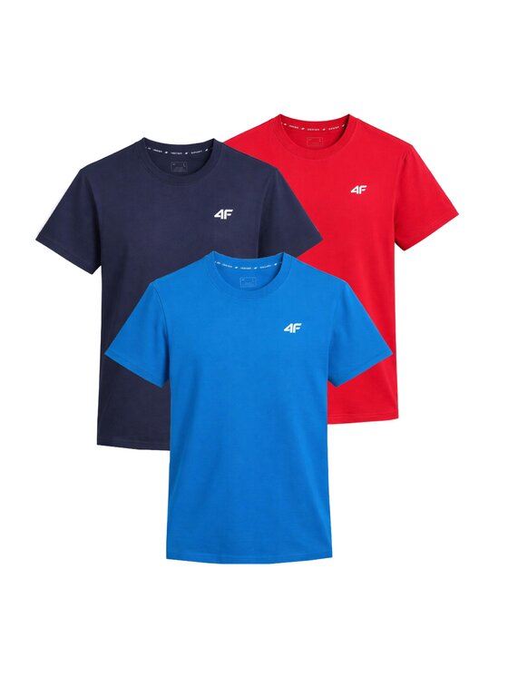 4F 4F T-Shirt Z-TTSHM3341-3-N Granatowy Regular Fit