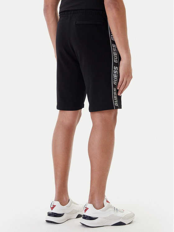 Guess Guess Sportovní kraťasy Z2YD02 K6ZS1 Černá Regular Fit
