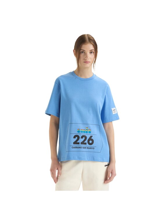 Diadora Diadora T-Shirt SS G.D. 1984 (226) Niebieski Regular Fit