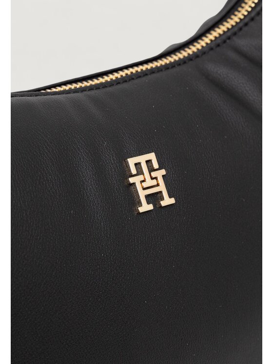 Tommy Hilfiger Tommy Hilfiger Σάκος POPETTE SOFT SHOULDER BAG Μαύρο