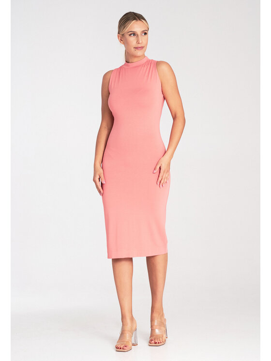 FIGL FIGL Abito da cocktail M1031 Corallo Regular Fit