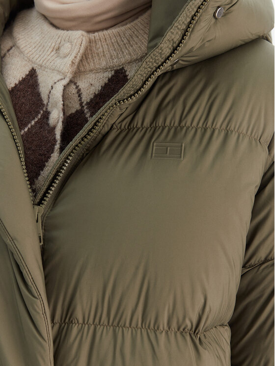 Tommy Hilfiger Tommy Hilfiger Pūkinė striukė Modern WW0WW46536 Žalia Regular Fit