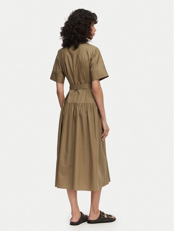 Marella Marella Košilové šaty Emme by Marella Fauna 2615221172 Hnědá Regular Fit