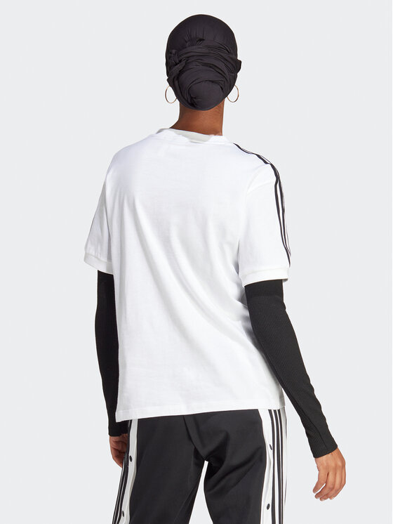 adidas adidas T-Shirt Adicolor Classics 3-Stripes T-Shirt IB7410 Λευκό Regular Fit