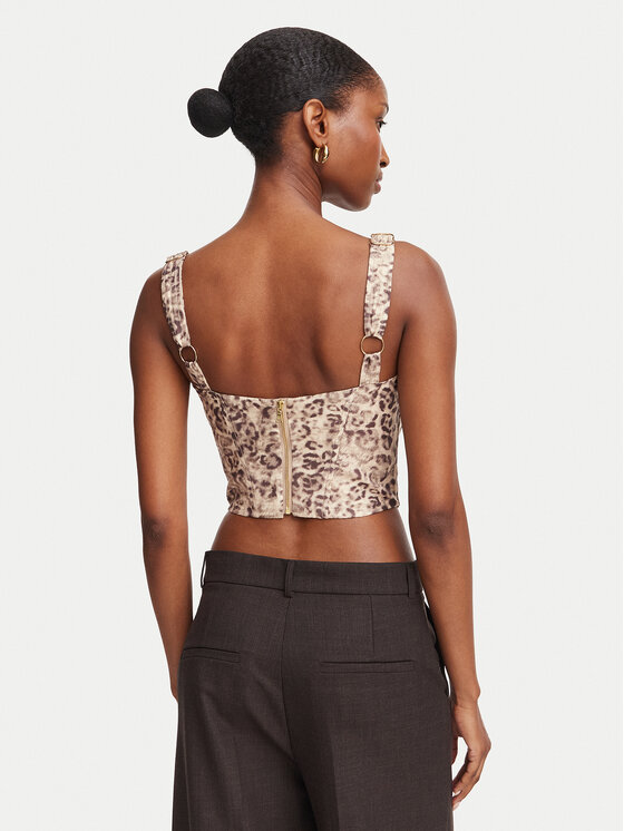 Bardot Bardot Top Carolina  60423TB Maro deschis Slim Fit