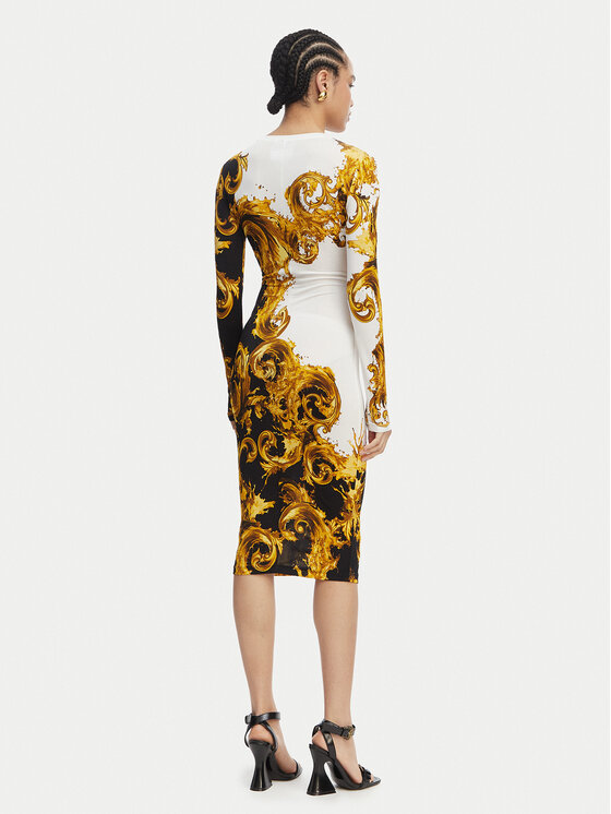 Versace Jeans Versace Jeans Kasdieninė suknelė 80HAO9P0 JS547 Juoda Slim Fit