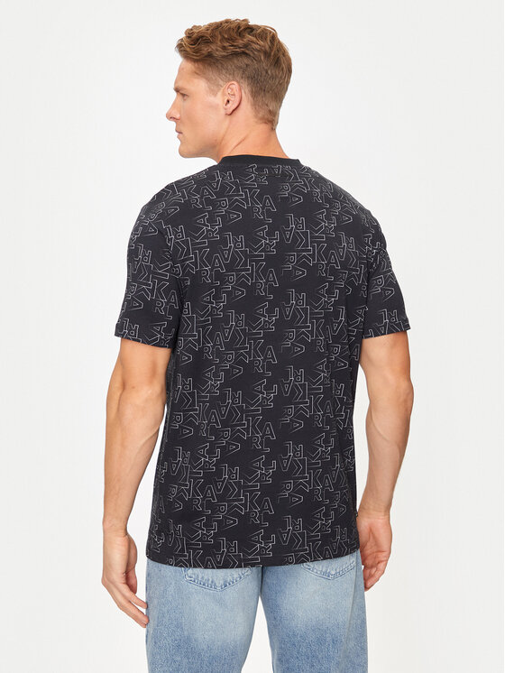 KARL LAGERFELD KARL LAGERFELD Majica 755039 544224 Črna Regular Fit