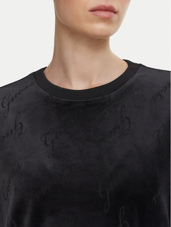 Guess Guess Суитшърт O6BQ02 K5062 Черен Regular Fit