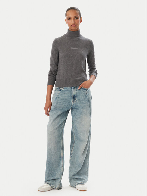 Guess Jeans Guess Jeans Golf W6BR03 Z1246 Szary Regular Fit