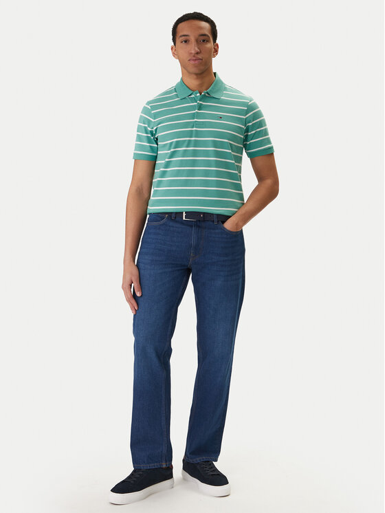 Tommy Jeans Tommy Jeans Polo majica DM0DM22708 Zelena Regular Fit