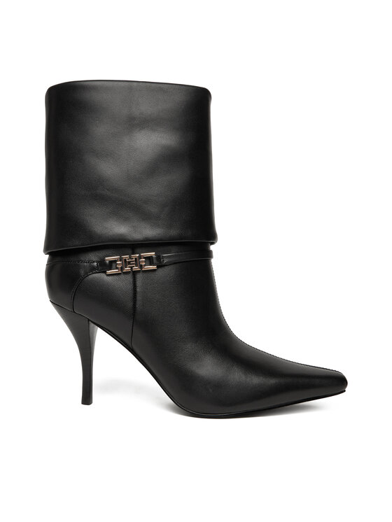 Guess Guess Polokozačky FLFNXX LEA10 Černá